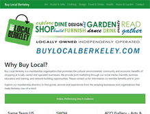 Tablet Screenshot of buylocalberkeley.org